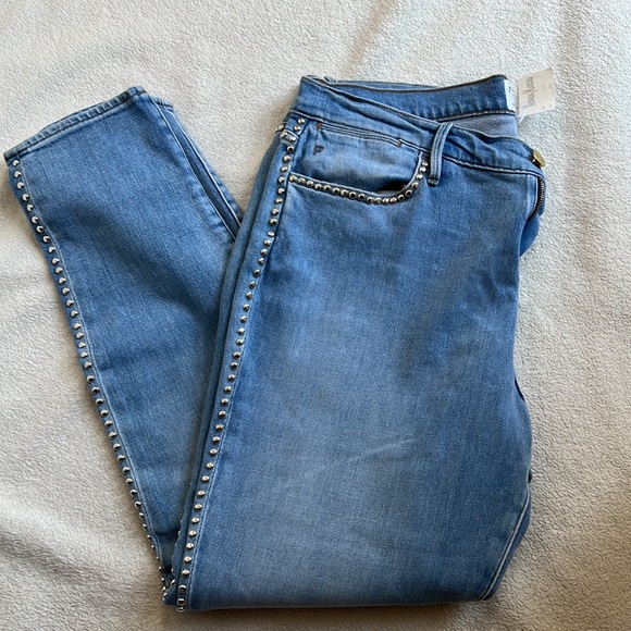 NWT! Frame Studded Le High Skinny jeans - Picture 2 of 8